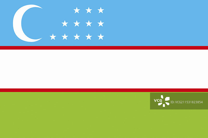 乌兹别克斯坦国旗图片素材