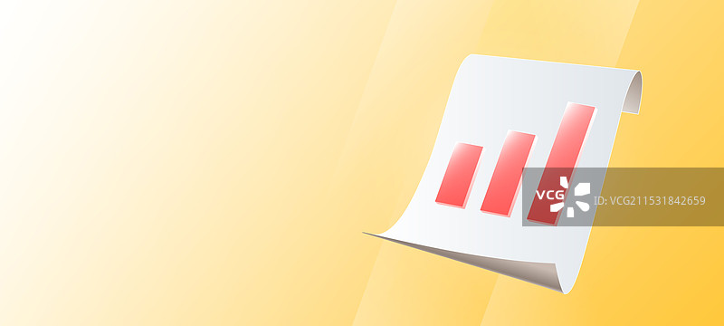 3D柱状图金融文档业绩数据图表图片素材
