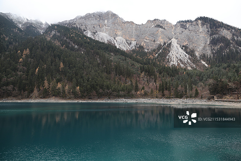 四川九寨沟长海图片素材