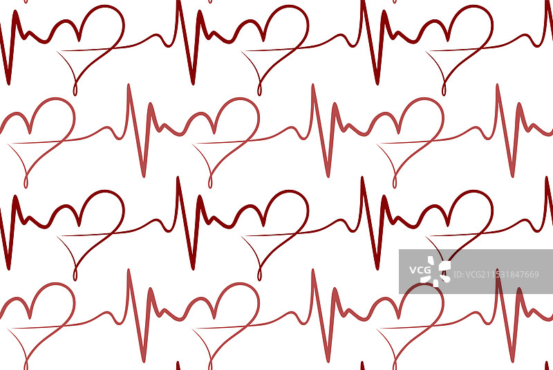 无缝心形背景图片素材