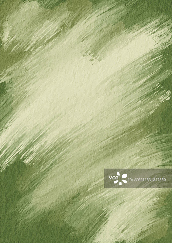 抽象的抹茶绿色和奶油色的画笔图片素材