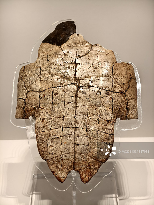 殷墟博物馆甲骨文图片素材