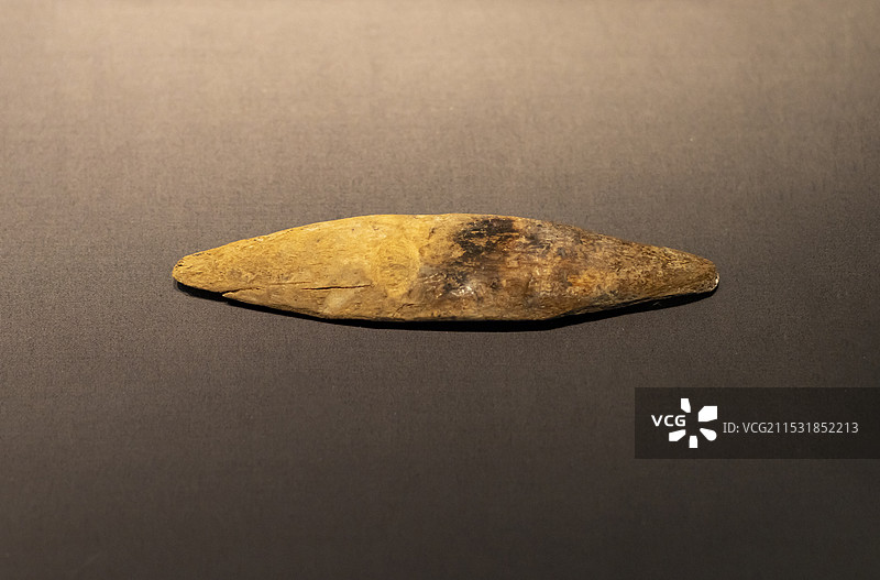 木梭 新石器时代跨湖桥文化（距今约8000-7000年）  跨湖桥遗址出土 浙江省博物馆之江馆图片素材