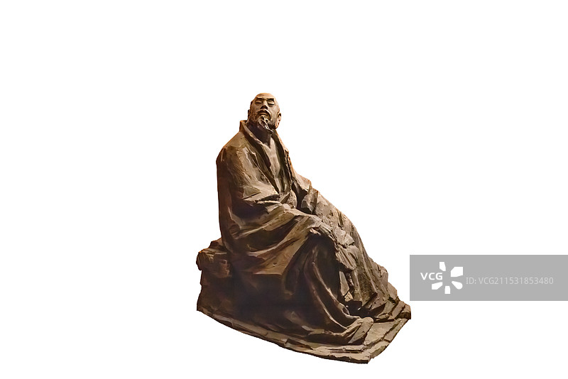 许昌博物馆，历史名人塑像，北宋，苏轼图片素材