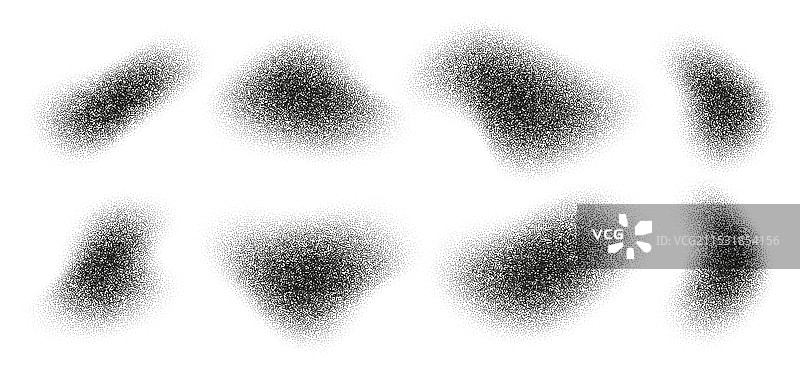 流体半色调形状抽象液体点状图案图片素材