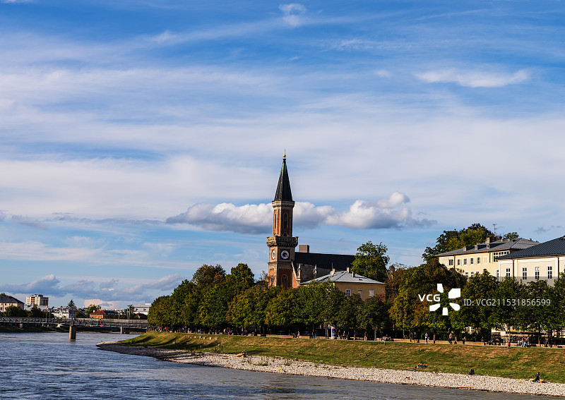 萨尔茨堡福音教堂图片素材