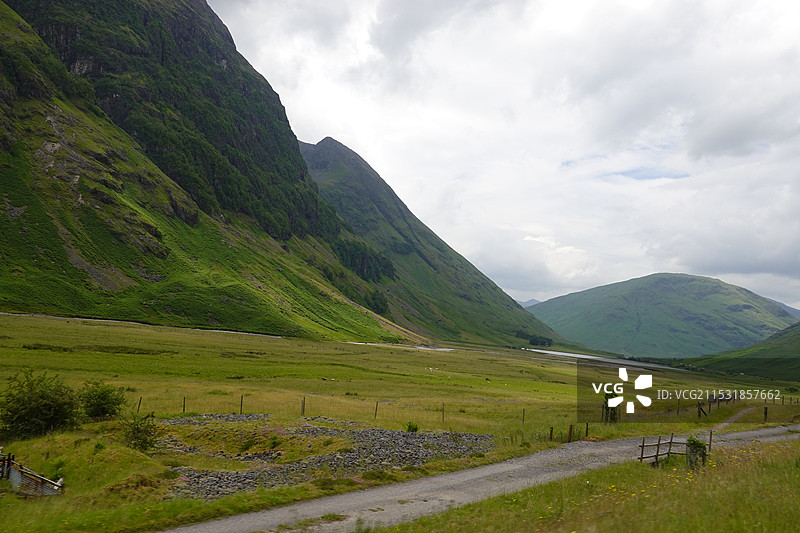 格兰芬南高架桥，蒸汽机车，雅各宾快车，哈利波特火车，格兰芬南，苏格兰，英国图片素材
