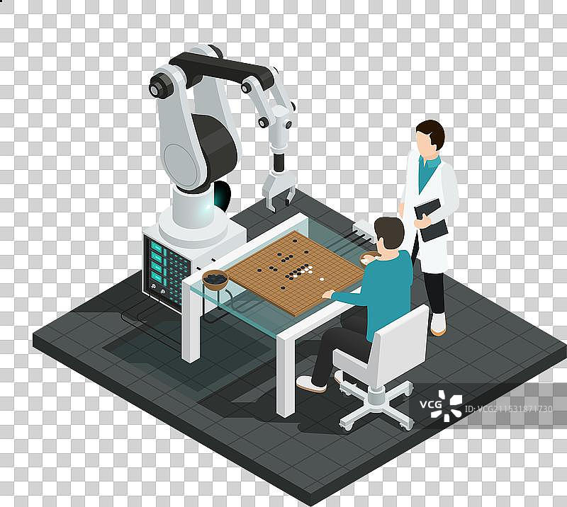 人工智能等距彩色图像图片素材