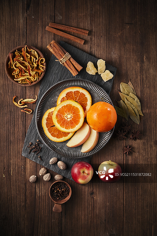 冬季饮品 热红酒香料食材图片素材