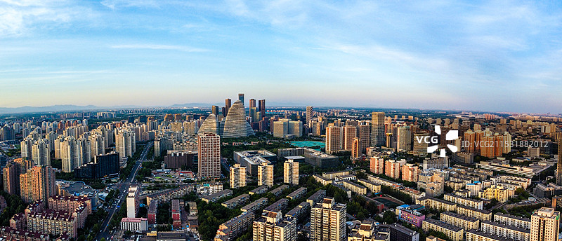 北京 地标 望京soho 望京 西门子大厦 朝阳区图片素材