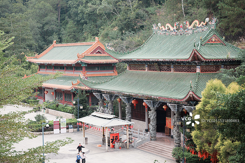 兴宁神光山，合水水库图片素材