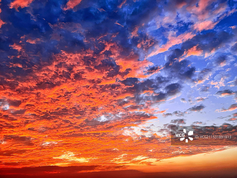 火烧云图片素材