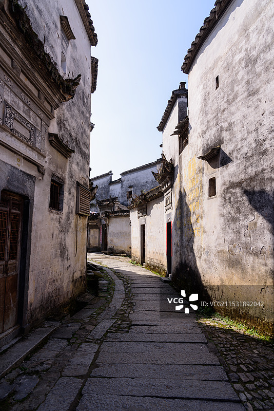 黄山南屏景区图片素材