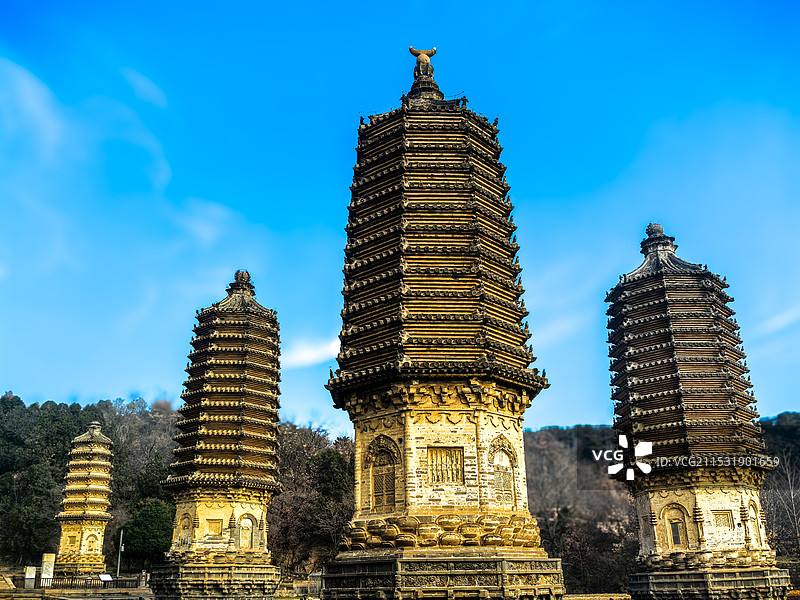 北京银山塔林图片素材