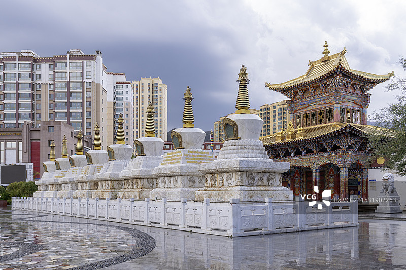 甘肃省武威天祝县华藏寺图片素材