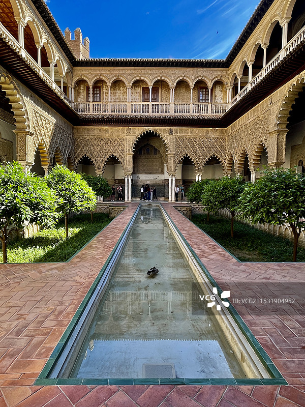 西班牙-塞维利亚王宫图片素材