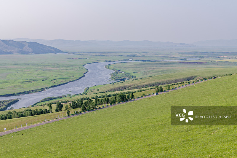 呼伦贝尔额尔古纳市乌兰山景区图片素材