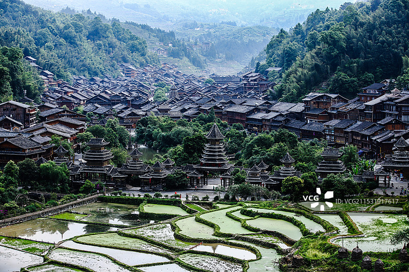 黔东南州从江七星侗寨旅游景区图片素材