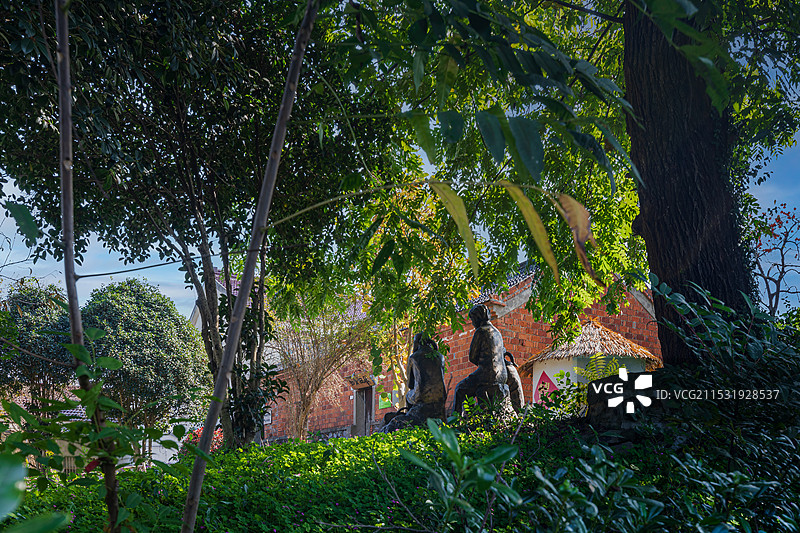 南京西岗社区陶高村-知青旧居图片素材