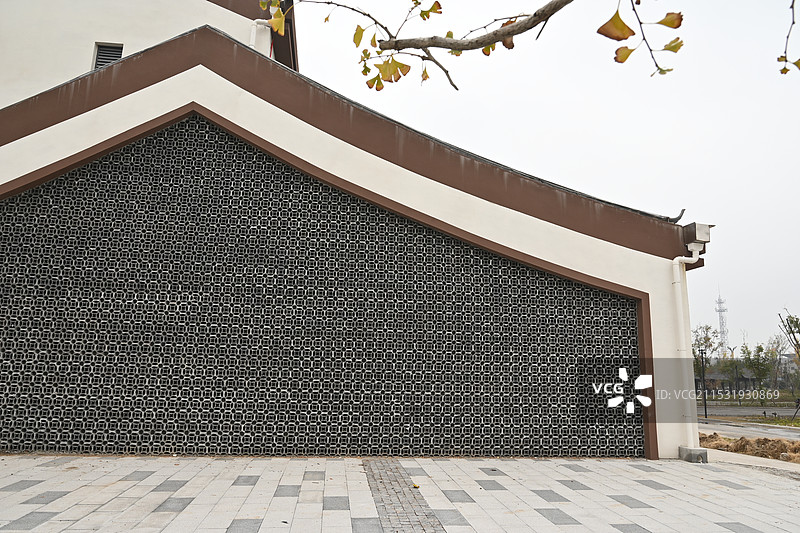 秋天的一面墙图片素材