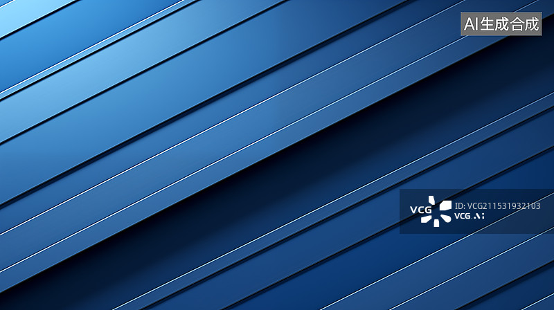 【AI数字艺术】深蓝色的立体背景图片素材