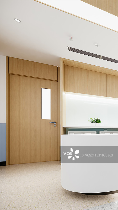 现代医院护士站图片素材