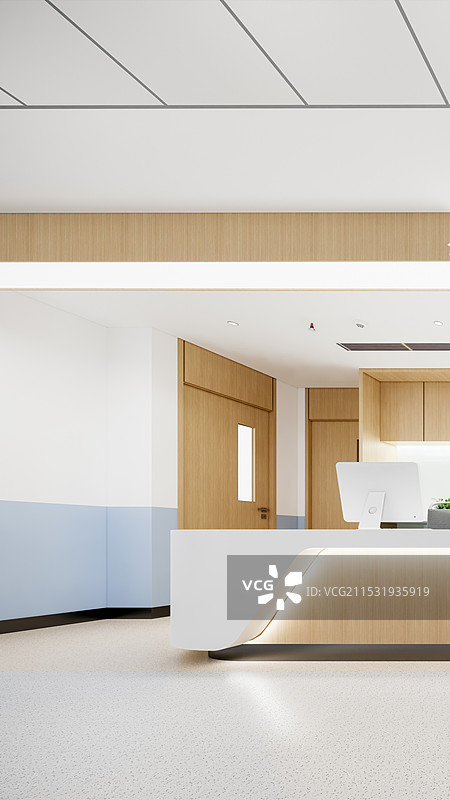 现代医院护士站图片素材