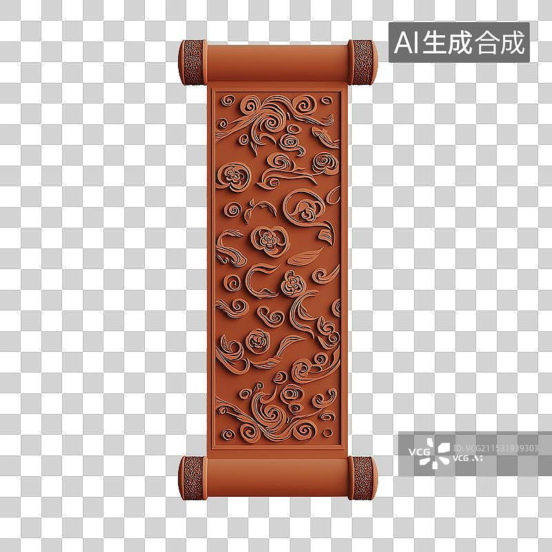 【AI数字艺术】3D卷轴图片素材