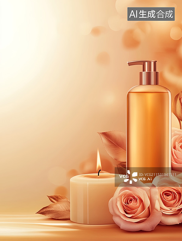 【AI数字艺术】奢华香氛沐浴体验图片素材