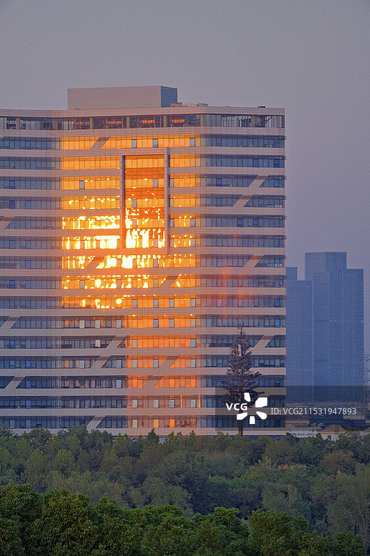 南艳湖秋景图片素材