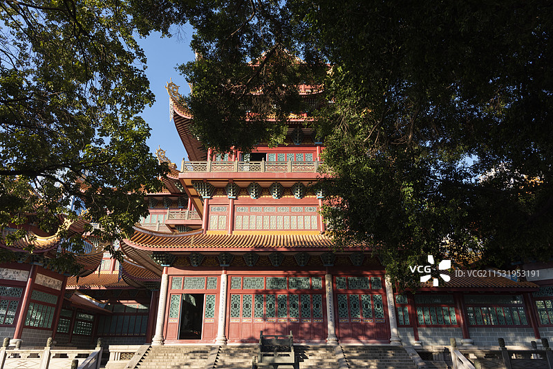 福州怡山西禅寺为千年佛寺图片素材