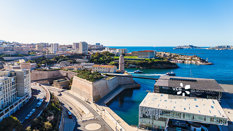 法国马赛 法罗宫 Palais du Pharo图片素材