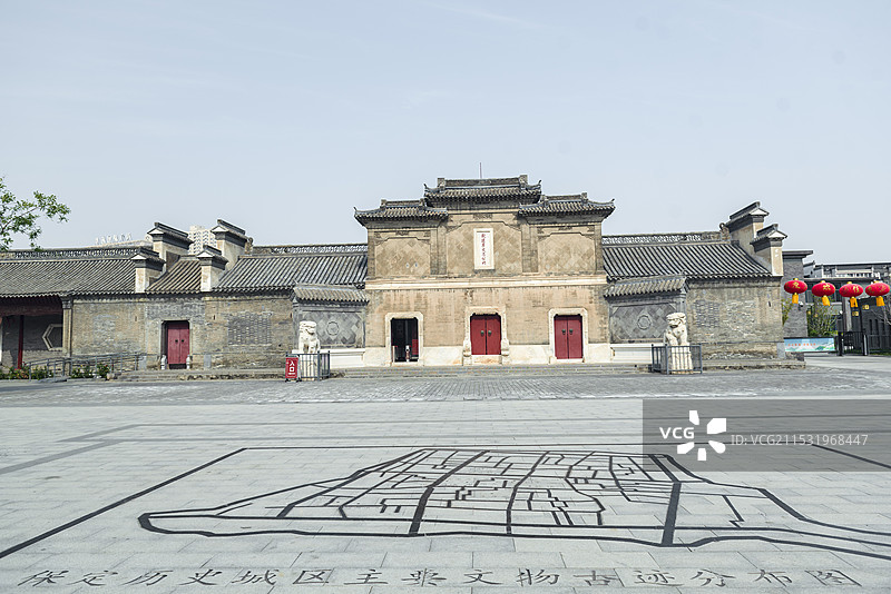 景点建筑大门 河北省保定淮军公所 中国古戏楼博物馆图片素材