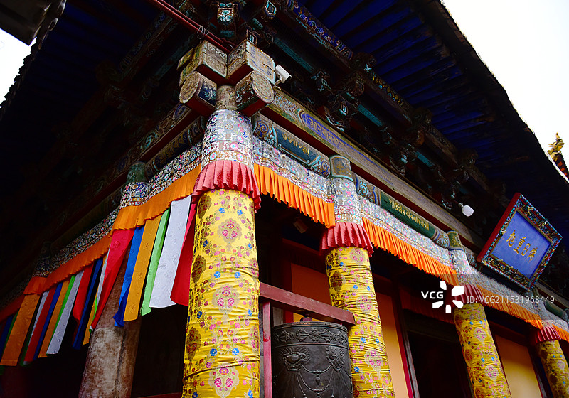 青海省西宁市湟中塔尔寺图片素材