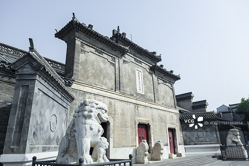 景点建筑大门 河北省保定淮军公所 中国古戏楼博物馆图片素材
