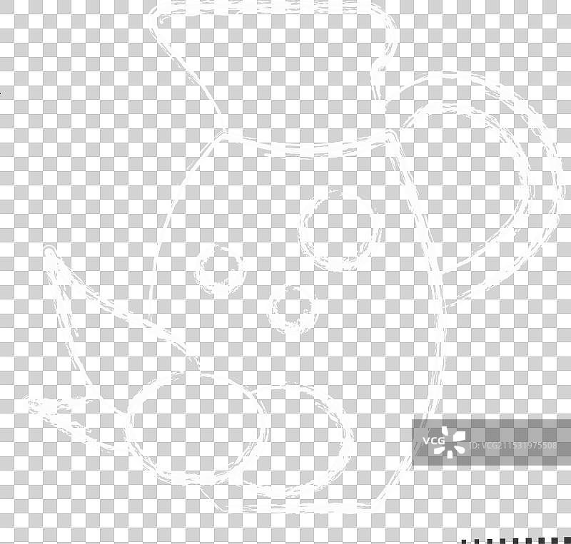 与素食符号相关的橄榄油图标和粉笔图片素材