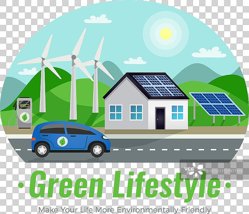 生态彩色构图图片素材