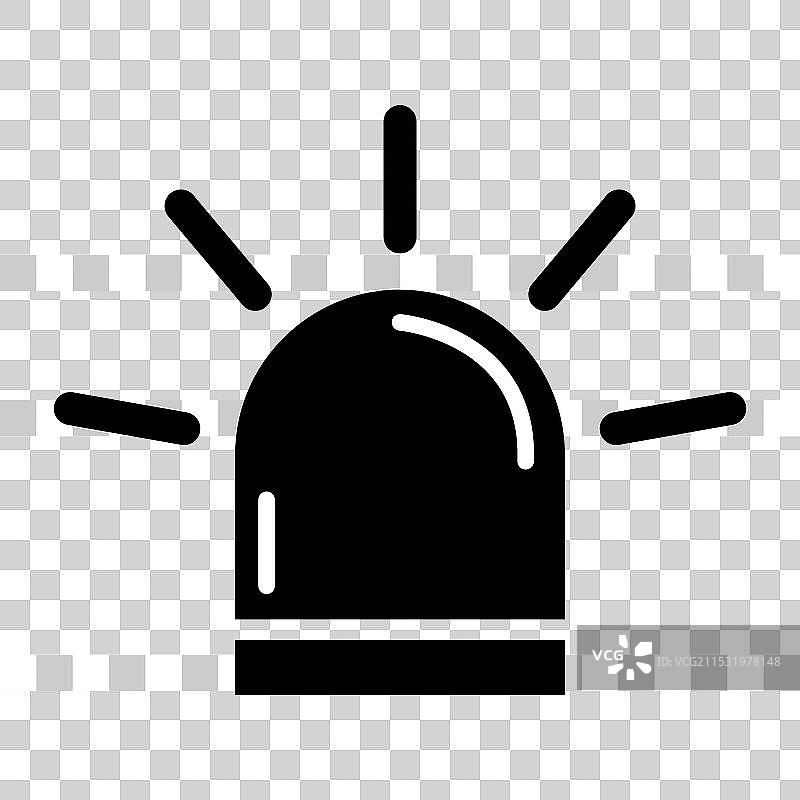 警报器火灾警报标志信号危险灯符号图片素材