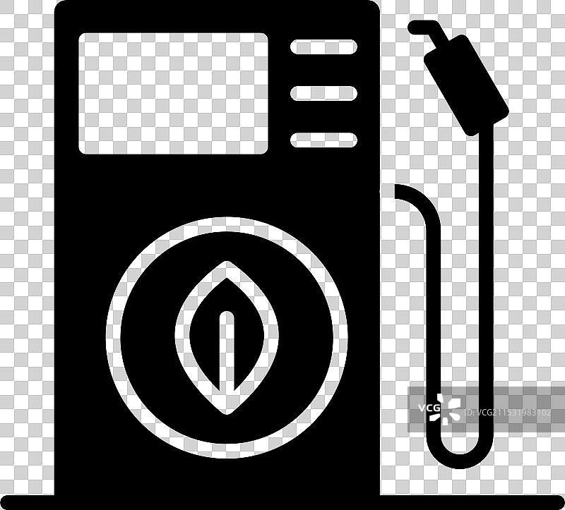 图标 实心 形状 加油站 叶子 生态 自然图片素材