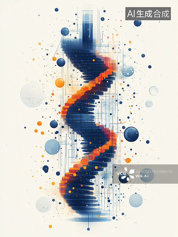 【AI数字艺术】合成生物概念插画图片素材