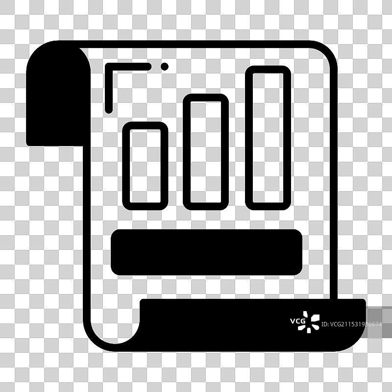 白色背景上的方格纸图标图片素材