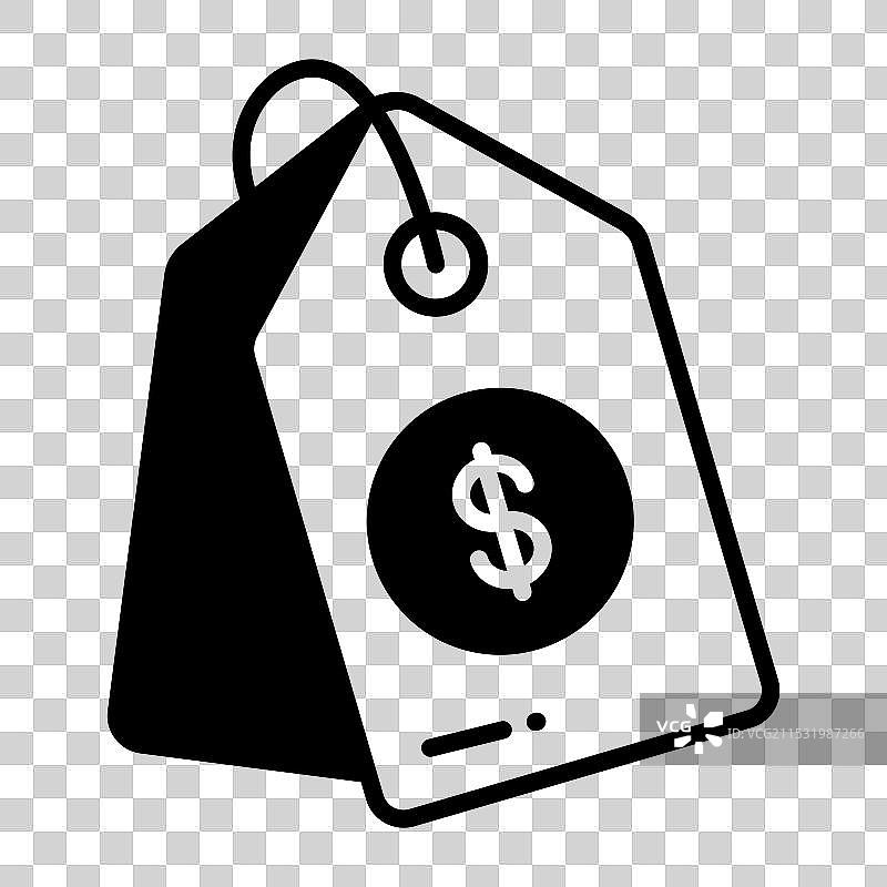 时尚风格的价格标签购物标签设计图片素材