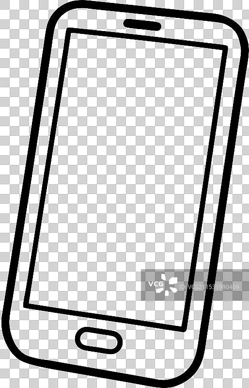 智能手机设备技术孤立图标图片素材