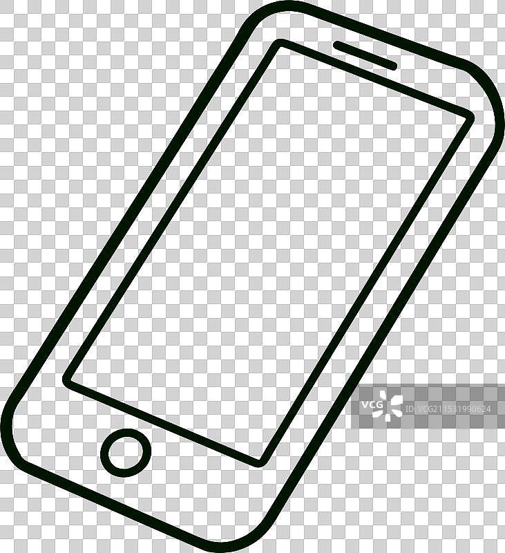 智能手机设备技术孤立图标图片素材