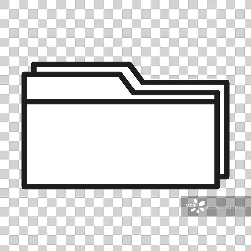 文件管理符号的文件夹图标图片素材