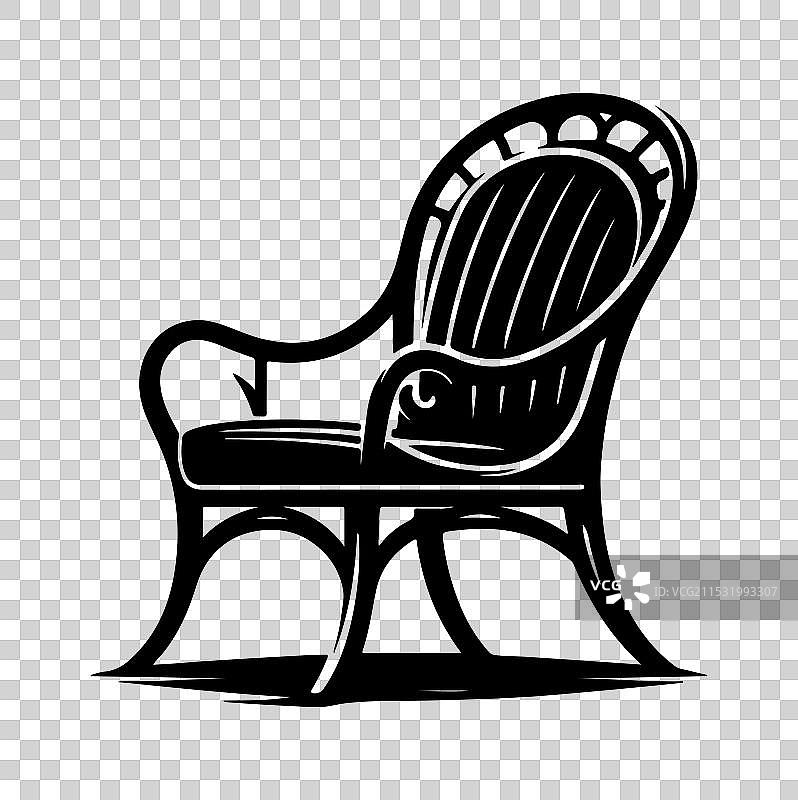 郁金香椅轮廓图片素材