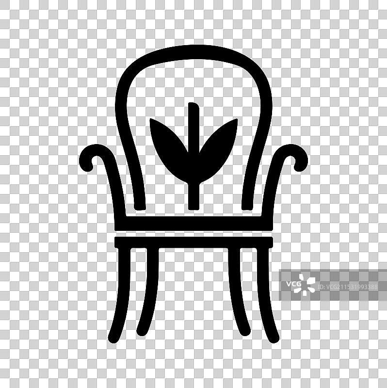 郁金香椅轮廓图片素材