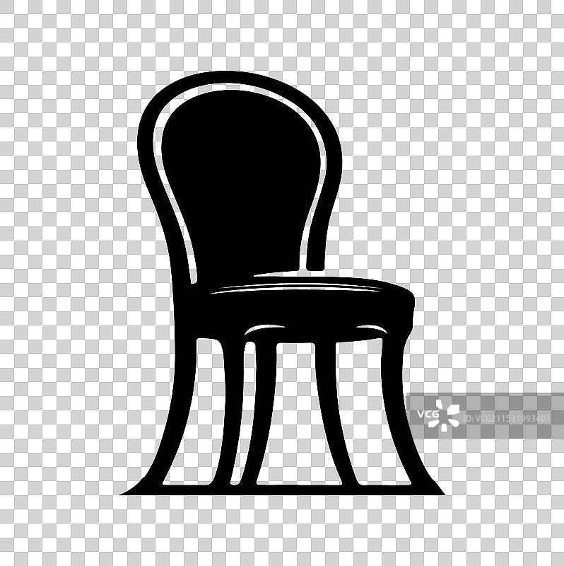 郁金香椅轮廓图片素材