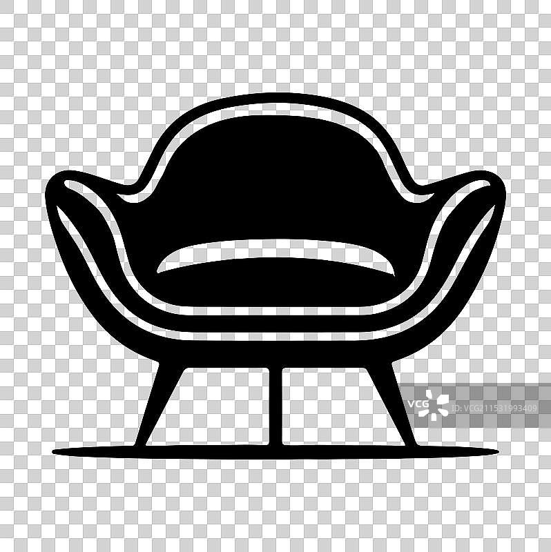郁金香椅轮廓图片素材