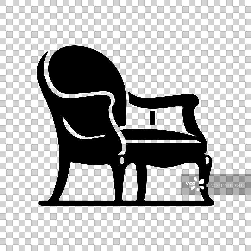 郁金香椅轮廓图片素材